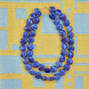 handmade womens royal blue circle necklace katie bartels jewelry