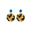 handmade designer womens tortoise circle earrings katie bartels