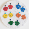 handmade womens multicolor coral earrings katie bartels