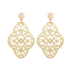 handmade designer womens white preeti earrings katie bartels