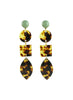 handmade designer womens long tortoise rajasthan earrings katie bartels