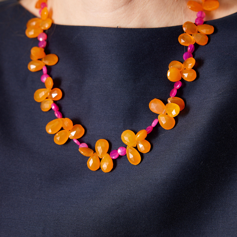 Orange & Pink Necklace