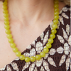 Chartreuse Jade Necklace
