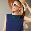 Bright Green Jade Necklace