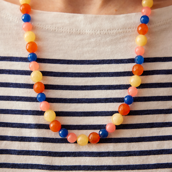Colorful Jade Necklace