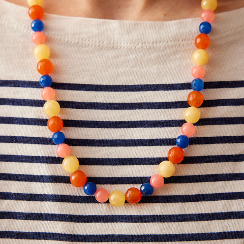 Colorful Jade Necklace