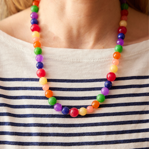 Rainbow Jade Necklace