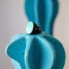 turquoise lacquer and black horn cocktail ring katie bartels