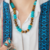 Tigerseye & Turquoise Necklace