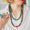 Tigerseye & Turquoise Necklace