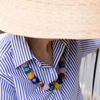 handmade multicolor statement necklace katie bartels