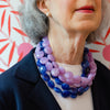 handmade womens lavender purple circle necklace katie bartels