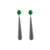 Drop Earrings, gray