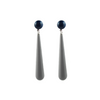 Drop Earrings, gray