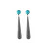 Drop Earrings, gray