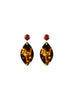 handmade designer womens tortoise shell ikram earrings katie bartels