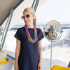 handmade womens colorful long geometric necklaces katie bartels