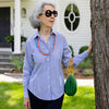 handmade womens colorful long geometric necklaces katie bartels