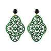 handmade designer womens green preeti earrings katie bartels