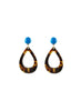 handmade designer womens tortoise shell radha earrings katie bartels