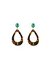 handmade designer womens tortoise radha earrings katie bartels