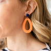 acrylic rattan drop earrings katie bartels