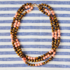 handmade tigerseye and jade gemstone necklace katie bartels