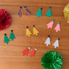 handmade womens holiday tree drop earrings katie bartels
