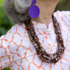Wood Statement Necklace
