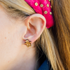handmade womens wood gingerbread stud earrings katie bartels